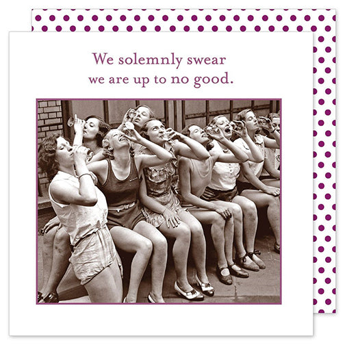 We Solemnly Swear...Cocktail Napkin