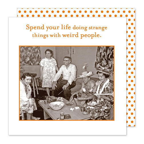 Weird People...Cocktail Napkin