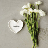 Ceramic Heart Dish "You & Me"