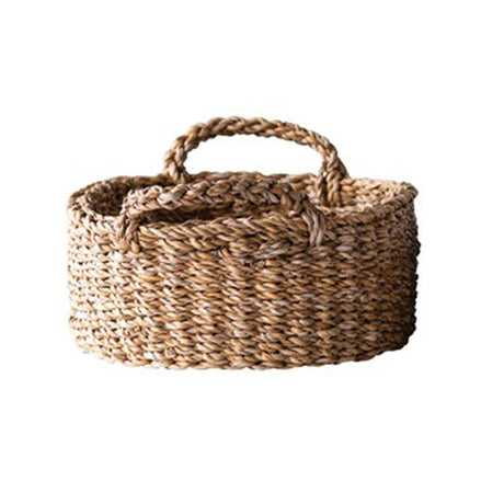Oval Natural Woven Seagrass Baskets