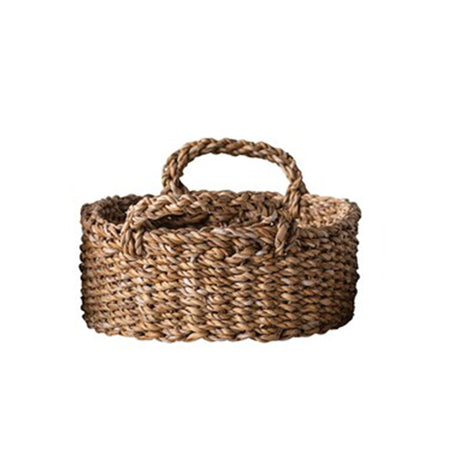 Oval Natural Woven Seagrass Baskets