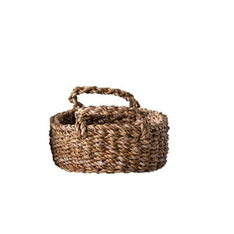Oval Natural Woven Seagrass Baskets