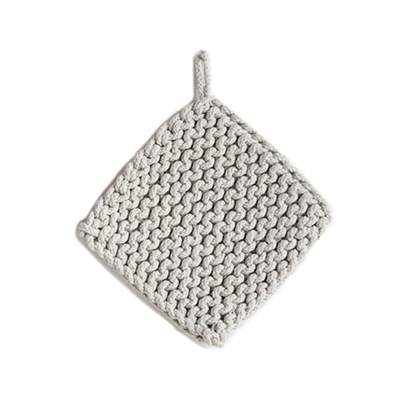 Rich Tones Square Cotton Crocheted Pot Holder