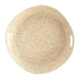 Round Hand-Woven Grass Basket