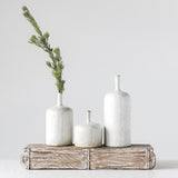 Stoneware Vase, Reactive Glaze
