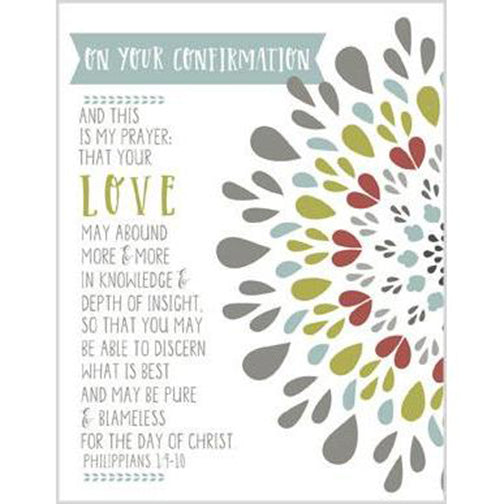 On Your Confirmation