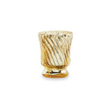 Gold Pedestal Mercury Votive