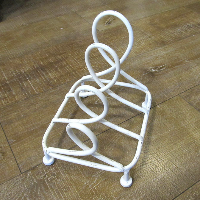 Metal Loop Plate Stand Rack