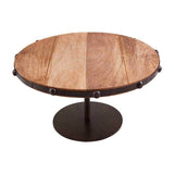 Wood and Metal Beaded Riser